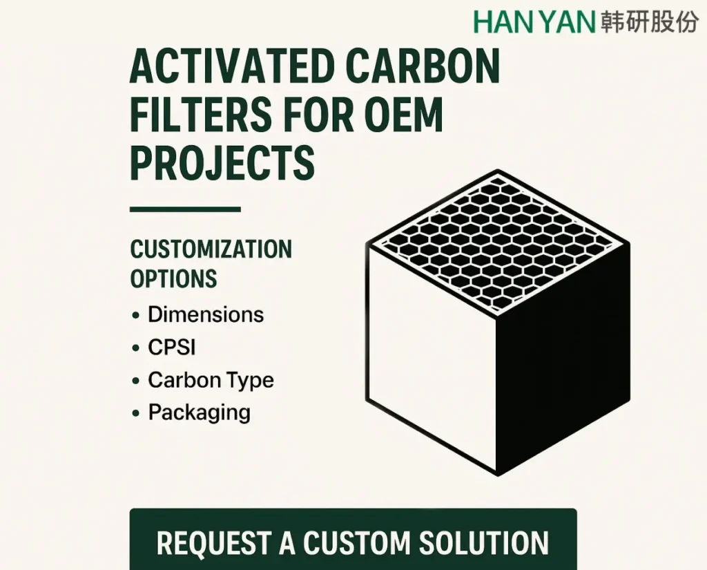 activated carbon filters for oem projects