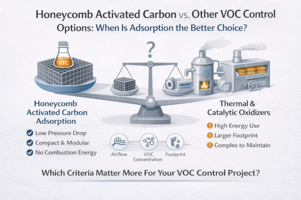 Honeycomb Activated Carbon vs. Other VOC Control Options