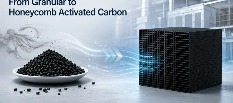 from-granular-to-honeycomb-activated-carbon